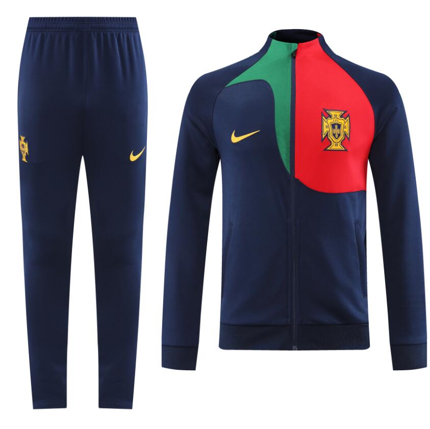 Chaqueta De Chándal Portugal Bleu Marino 2022